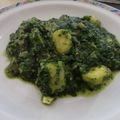 El cooksnap de aromadulce cuando hizo Guarnición de coles de bruselas con espinacas.