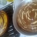 El cooksnap de Laura Sanacore cuando hizo Bizcochuelo marmolado.
