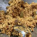 Cooksnap Raffidah Razali semasa beliau membuat 2:7:23 - Serunding kelapa nasi ambeng.