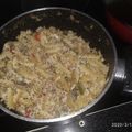 El cooksnap de Pilar Iniesta Camacho cuando hizo Fusilli con atún y salteado de verduras y champiñones.