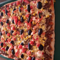 El cooksnap de Lory Quintanilla cuando hizo Pizza napolitana, con una masa esponjosa y crujiente.