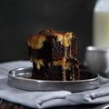 Cooksnap dari Desikyffio untuk resep Salted Caramel brownie CheeseCake