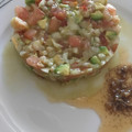 El cooksnap de Mireia Puig cuando hizo Tartar de langostinos y carabineros con aguacate y tomate.