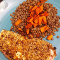 El cooksnap de Mariangeles Raimundo cuando hizo Milanesas de berenjenas rellenas de cebolla y queso 👏 👏 ❤.