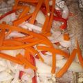 El cooksnap de florencia cuando hizo Pescado en aluminio con Verduras al horno.