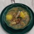 Cooksnap Aza Aaj semasa beliau membuat Sup Kambing Mamak ala Warung.
