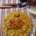 El cooksnap de Jorge Festini cuando hizo Locro Criollo.