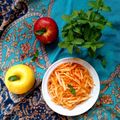 کوک اسنپ علی بعد از امتحان کردن فالوده هویج🥕سیب🍎.