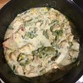 El cooksnap de huheto cuando hizo Pollo en rajas de chile poblano.