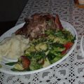 El cooksnap de Sandra Johana cuando hizo Rollo de carnes, queso y espinaca.