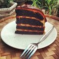 Cooksnap dari koenyitz untuk resep Russian Black N White Chocolate Cake