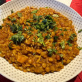 El cooksnap de Luis C. Candia cuando hizo Dhal de lentejas o lentejas estilo indio.