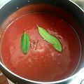 El cooksnap de Verónica cuando hizo Salsa Marinara.