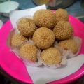 Cooksnap dari Adinda Budi untuk resep Onde-Onde Kacang Hijau (Krispi di luar Lembut di dalam)