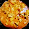 Sushmita Chakraborty's cooksnap of when they made Chicken Gauthi.