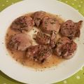 El cooksnap de Emilia Muñoz cuando hizo Solomillo al ajillo con vino blanco.