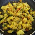 Deepti Padiyar's cooksnap of when they made बटाटा भाजी (batata bhaji recipe in marathi).