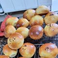 Cooksnap dari Rizka Sari untuk resep Roti Manis Konde Pandan,gurih - Pandan Roll bun with poppy seed 