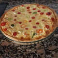 El cooksnap de Javier Blanco cuando hizo Quiche de verduras.