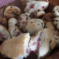 El cooksnap de Martina Splendiani cuando hizo Panes saborizados: Salame y cebolla.
