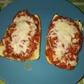 El cooksnap de María García cuando hizo Calabacín relleno de boloñesa.