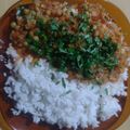 El cooksnap de Yenny Lamas cuando hizo Pollo arvejado con arroz.