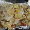 El cooksnap de Solange Medina cuando hizo Pescado al horno con verduras.