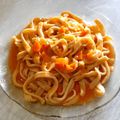 El cooksnap de Pepe Hidalgo cuando hizo Fideos caseros sin huevos.