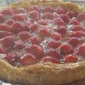 El cooksnap de Paqui Márquez Santisteban cuando hizo Tarta de fresas con hojaldre y crema pastelera.