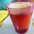 El cooksnap de Fredy AS cuando hizo Agua de piña con zanahoria a la Mario, s.