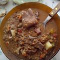El cooksnap de Natalia Pereyra Genco cuando hizo Guiso de lentejas bien argentino.