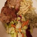 El cooksnap de Nancy Estrada cuando hizo Lomo de cerdo a la cerveza picosito.