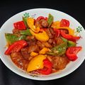 Fei Ting Chen's cooksnap of when they made 糖醋彩椒梅花肉.