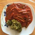 El cooksnap de Ise Toriz cuando hizo Mole de olla con pollo y ejotes.