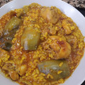 El cooksnap de Arantza Ascasso cuando hizo Menestra de verduras congeladas con huevo cocido.