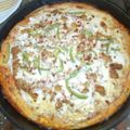 asma syed's cooksnap of when they made Tandoori Chicken pizza.