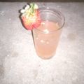 El cooksnap de Lady Marmalade cuando hizo 🍹Limonada de frutilla con jengibre y menta 🍓🍋🍃.
