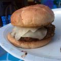 hilton76's cooksnap of when they made Mike's Garlic Swiss Burgers.