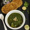 Mauli Mankad's cooksnap of when they made આલુ પાલક (Aloo Palak Recipe in Gujarati).