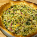 El cooksnap de Tania Becerra Labrador cuando hizo Quiche lorraine sin nata light😉.