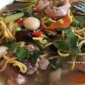 Cooksnap Dapur Yusfarisyia semasa beliau membuat Mee Celup Daging Korban.