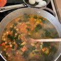 El cooksnap de Enedelia Aquino cuando hizo Garbanzos con espinacas y huevos duros.