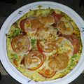 El cooksnap de Encarni Robles cuando hizo Frittata de tomate y chorizo.