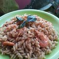 Cooksnap dari Syalalaa untuk resep Spicy Shrimp Pasta Aglio Olio with Olivoilà