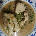 El cooksnap de albanta cuando hizo Merluza en salsa verde.