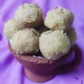 Chandni Modi's cooksnap of when they made ગૉળ અને ચૂરમા ના લડ્ડુ.