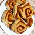 El cooksnap de Magdalena Medina cuando hizo Espirales con dulce de leche.