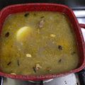 Cooksnap azlina azzeri semasa beliau membuat Sup tulang rusuk #Kelate.