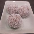 El cooksnap de Laura AO cuando hizo Bolitas Energéticas de Coco.