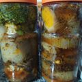 El cooksnap de Bea Yualeqzzy cuando hizo Berenjenas en escabeche.
